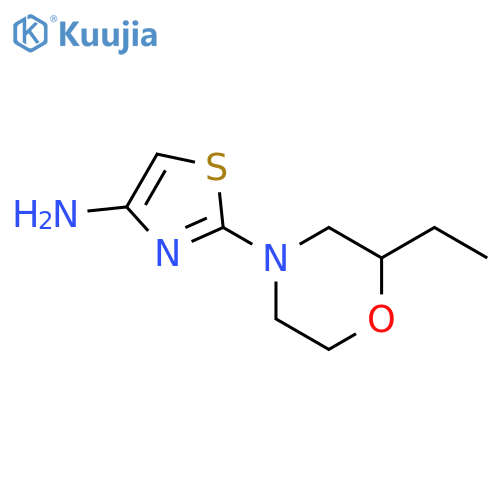 2-(2-Ethyl-morpholin-4-yl)-thiazol-4-ylamine structure