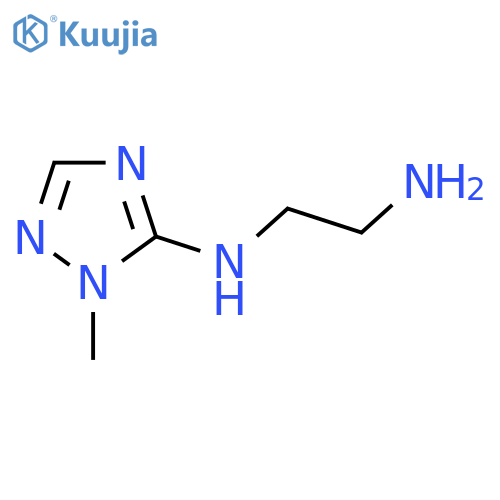 N-(1-Methyl-1H-1,2,4-triazol-5-yl)ethane-1,2-diamine structure