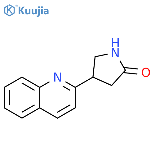 4-(quinolin-2-yl)pyrrolidin-2-one structure