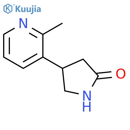 4-(2-methylpyridin-3-yl)pyrrolidin-2-one structure