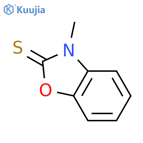 3-Methyl-1,3-benzoxazole-2(3H)-thione structure