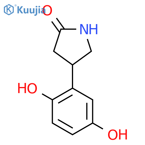 4-(2,5-dihydroxyphenyl)pyrrolidin-2-one structure