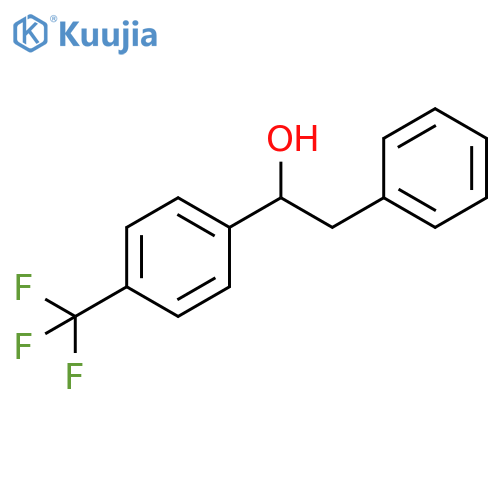 α-4-(Trifluoromethyl)phenylbenzeneethanol structure