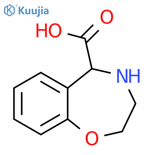 2,3,4,5-tetrahydro-1,4-benzoxazepine-5-carboxylic acid structure