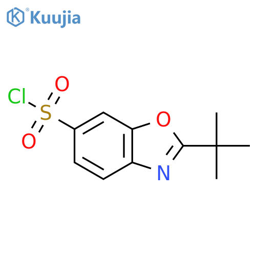 2-(Tert-Butyl)benzo[d]oxazole-6-sulfonyl chloride structure