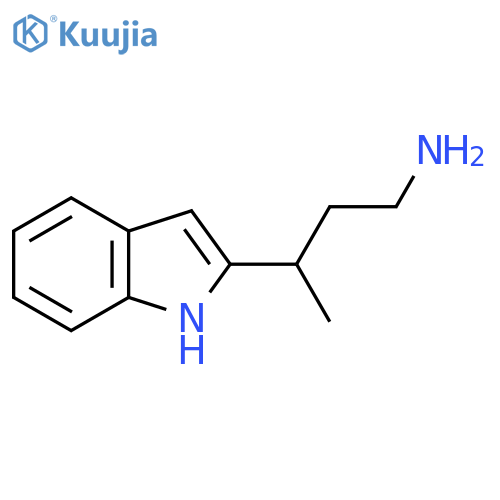 3-(1H-indol-2-yl)butan-1-amine structure