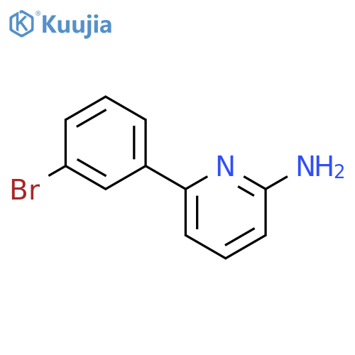6-(3-BROMOPHENYL)PYRIDIN-2-AMINE structure