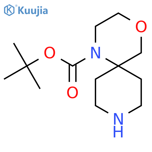 Tert-Butyl 4-oxa-1,9-diazaspiro[5.5]undecane-1-carboxylate structure