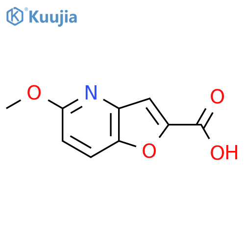 5-methoxyfuro3,2-bpyridine-2-carboxylic acid structure
