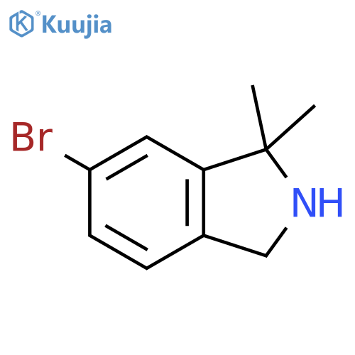 6-bromo-1,1-dimethyl-2,3-dihydro-1H-isoindole structure