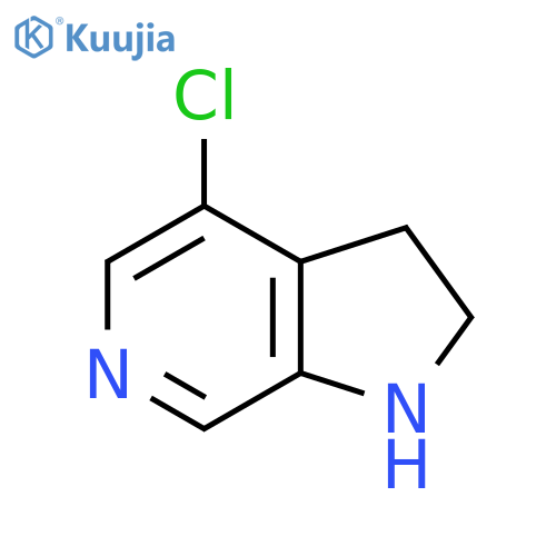 4-Chloro-2,3-dihydro-1H-pyrrolo[2,3-c]pyridine structure