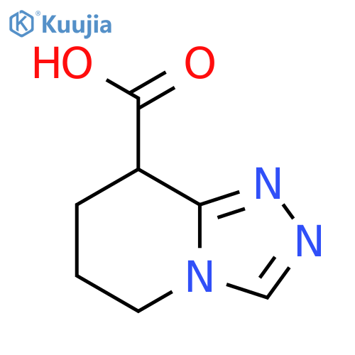 5H,6H,7H,8H-[1,2,4]triazolo[4,3-a]pyridine-8-carboxylic acid structure