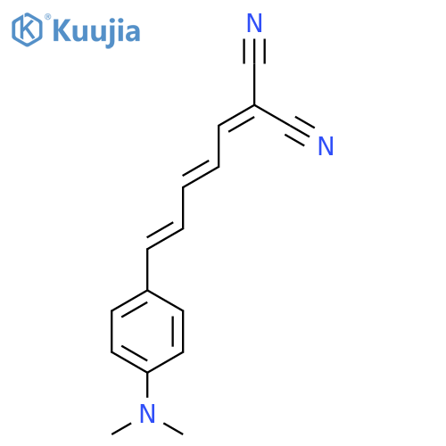5-[4-(Dimethylamino)phenyl]-2,4-pentadienylidenemalononitrile structure