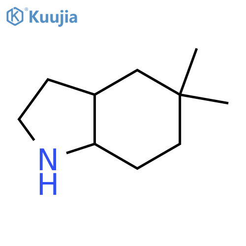 5,5-Dimethyl-octahydro-1h-indole structure