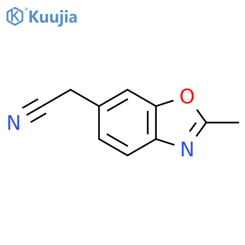 2-Methylbenzo[d]oxazole-6-acetonitrile structure