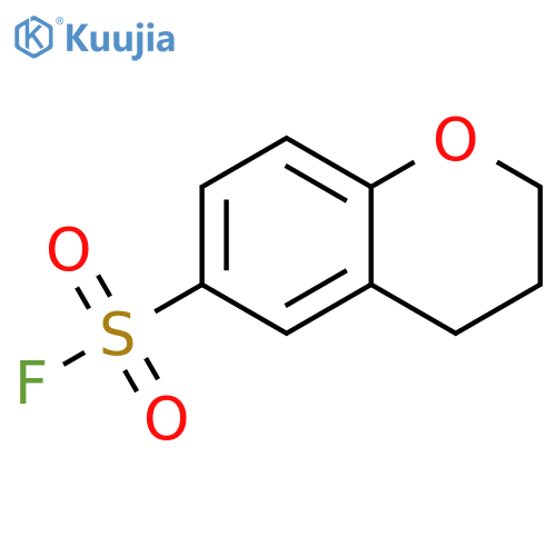 2H-1-Benzopyran-6-sulfonyl fluoride, 3,4-dihydro- structure