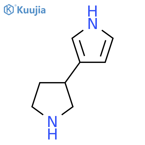 3-(pyrrolidin-3-yl)-1H-pyrrole structure