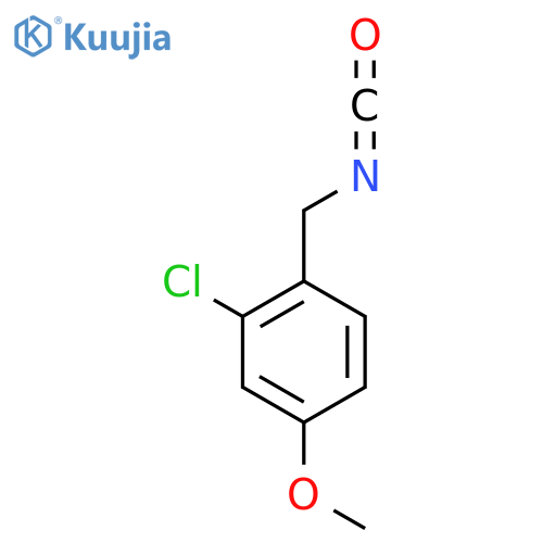 2-Chloro-1-(isocyanatomethyl)-4-methoxybenzene structure
