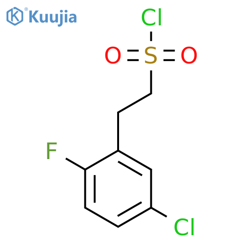 2-(5-chloro-2-fluorophenyl)ethane-1-sulfonyl chloride structure