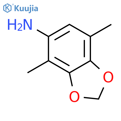 1,3-Benzodioxol-5-amine, 4,7-dimethyl- structure