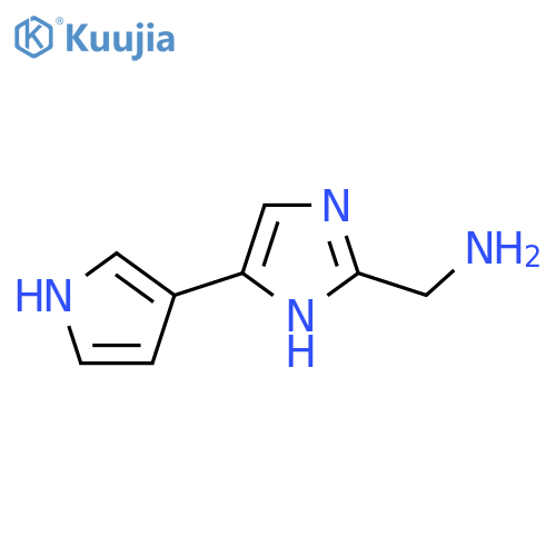 (5-(1H-Pyrrol-3-yl)-1H-imidazol-2-yl)methanamine structure
