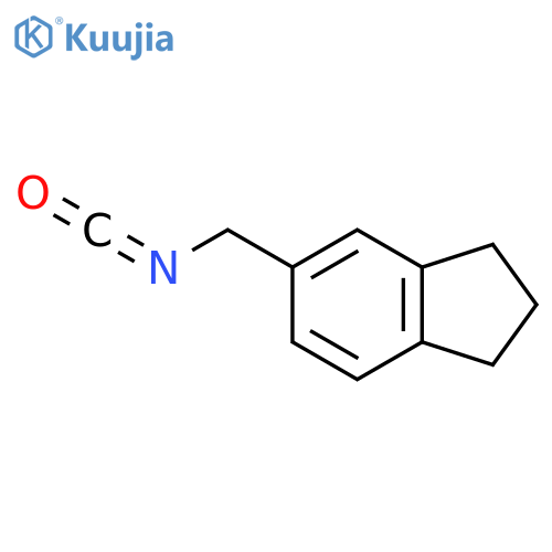 5-(isocyanatomethyl)-2,3-dihydro-1H-indene structure