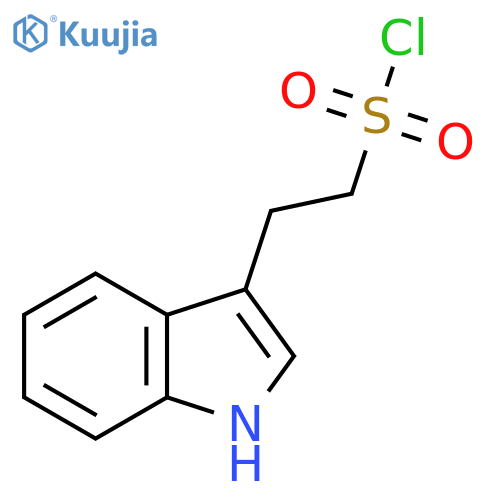 2-(1H-indol-3-yl)ethane-1-sulfonyl chloride structure