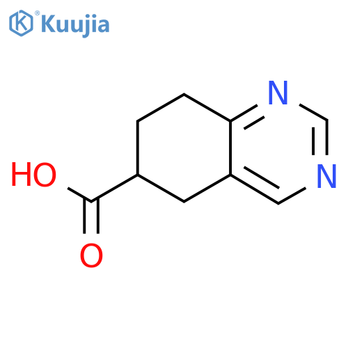 5,6,7,8-Tetrahydroquinazoline-6-carboxylic acid structure