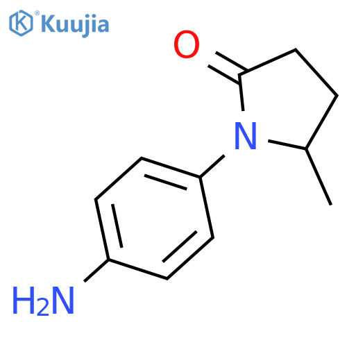1-(4-Aminophenyl)-5-methyl-2-pyrrolidinone structure