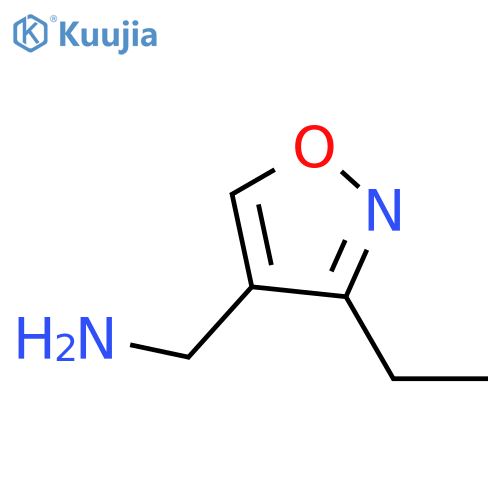(3-Ethyl-1,2-oxazol-4-yl)methanamine structure