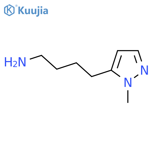 4-(1-methyl-1H-pyrazol-5-yl)butan-1-amine structure