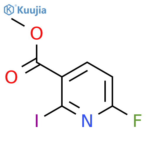 Methyl 6-fluoro-2-iodonicotinate structure