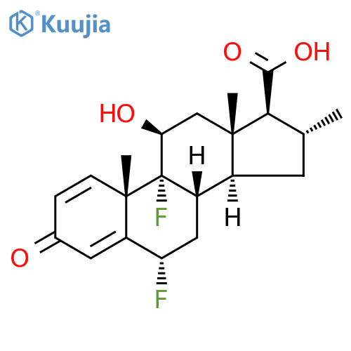 Diflucortolone 17-Carboxylic Acid structure