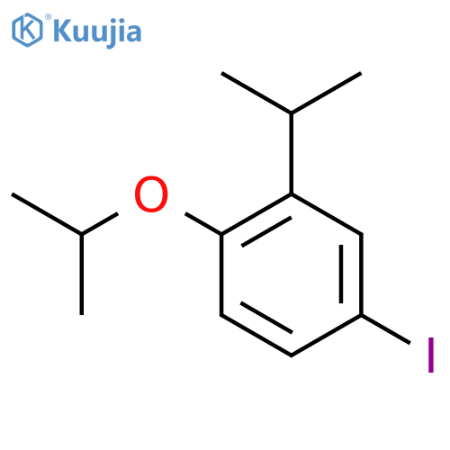 4-Iodo-1-isopropoxy-2-isopropylbenzene structure
