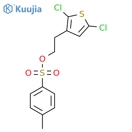 2-(2,5-Dichlorothiophen-3-yl)ethyl 4-methylbenzene-1-sulfonate structure