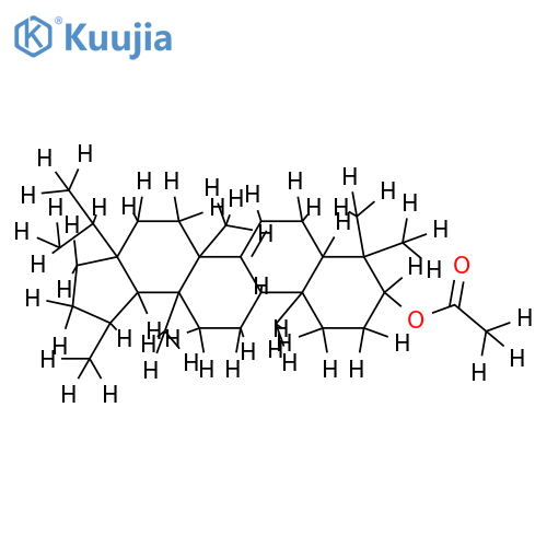 D:C-Friedomadeir-7-en-3beta-ol acetate structure