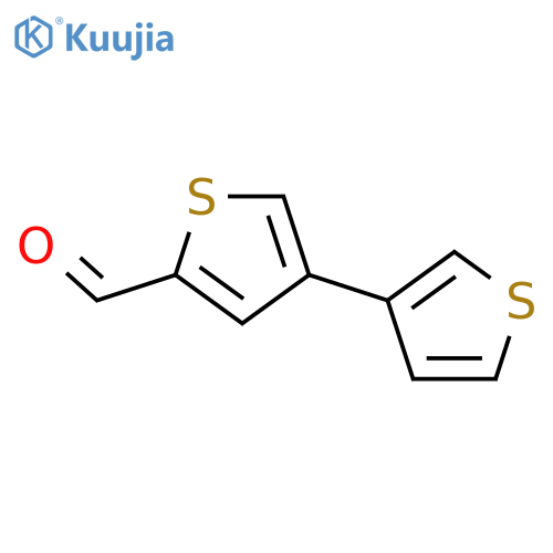 [3,3'-Bithiophene]-5-carbaldehyde structure