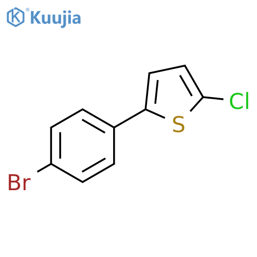 4-Bromo-(2-chloro-5-thienyl)benzene structure