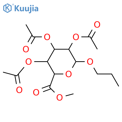 b-D-Glucopyranosiduronic Acid Propyl Methyl Ester, 2,3,4-Triacetate structure