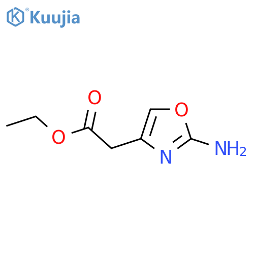 ethyl 2-(2-aminooxazol-4-yl)acetate structure