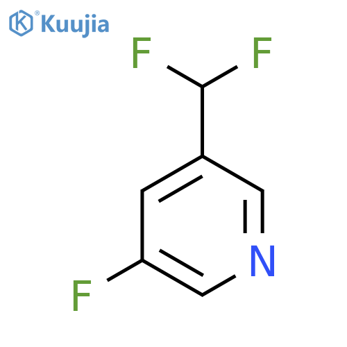 3-(Difluoromethyl)-5-fluoropyridine structure