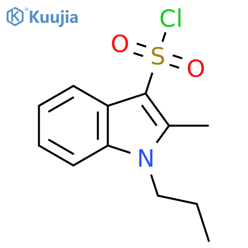 2-methyl-1-propyl-1H-indole-3-sulfonyl chloride structure