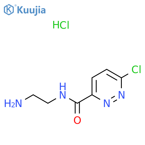 N-(2-Aminoethyl)-6-chloropyridazine-3-carboxamide hydrochloride structure