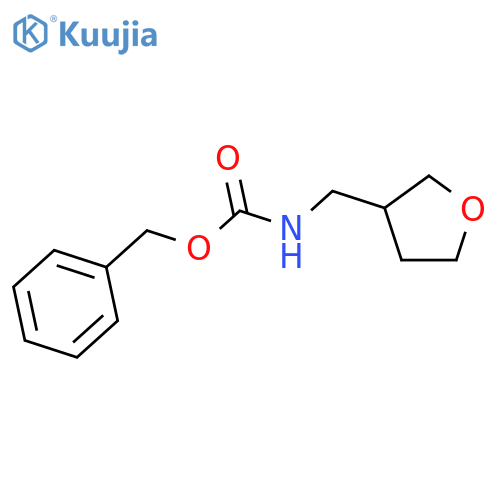 Benzyl N-[(oxolan-3-yl)methyl]carbamate structure