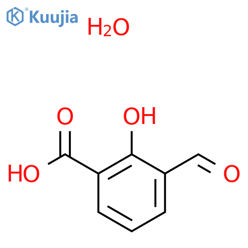 3-Formyl-2-hydroxybenzoic acid hydrate structure