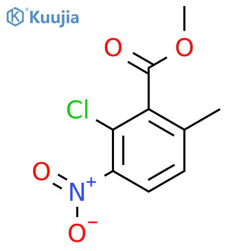 Methyl 2-chloro-6-methyl-3-nitrobenzoate structure