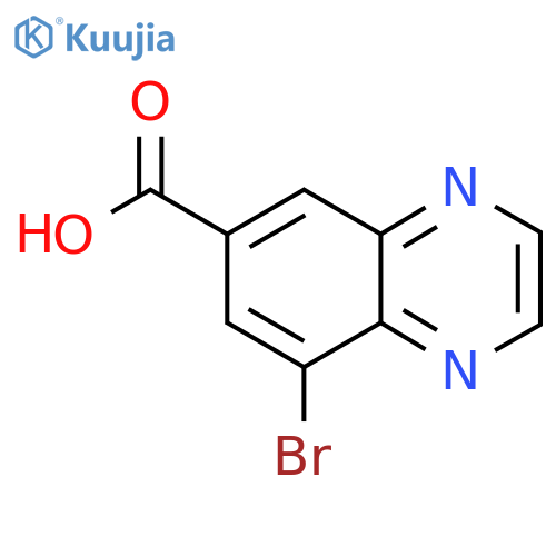 8-Bromoquinoxaline-6-carboxylic acid structure