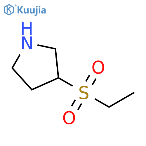 3-(ethanesulfonyl)pyrrolidine structure