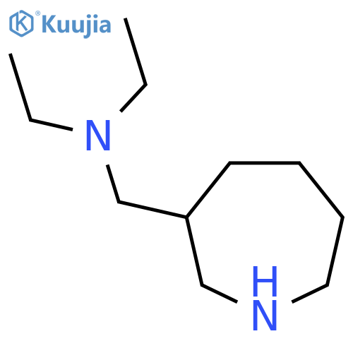 1H-Azepine-3-methanamine, N,N-diethylhexahydro- structure