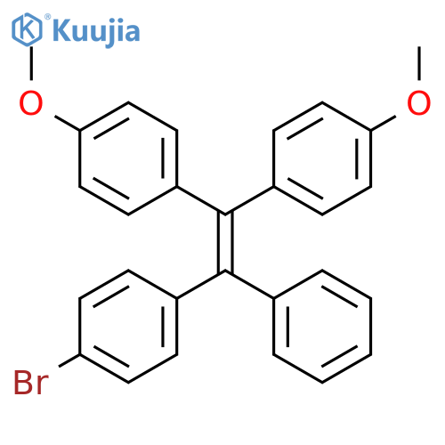 Benzene, 1,1'-[2-(4-bromophenyl)-2-phenylethenylidene]bis[4-methoxy- structure